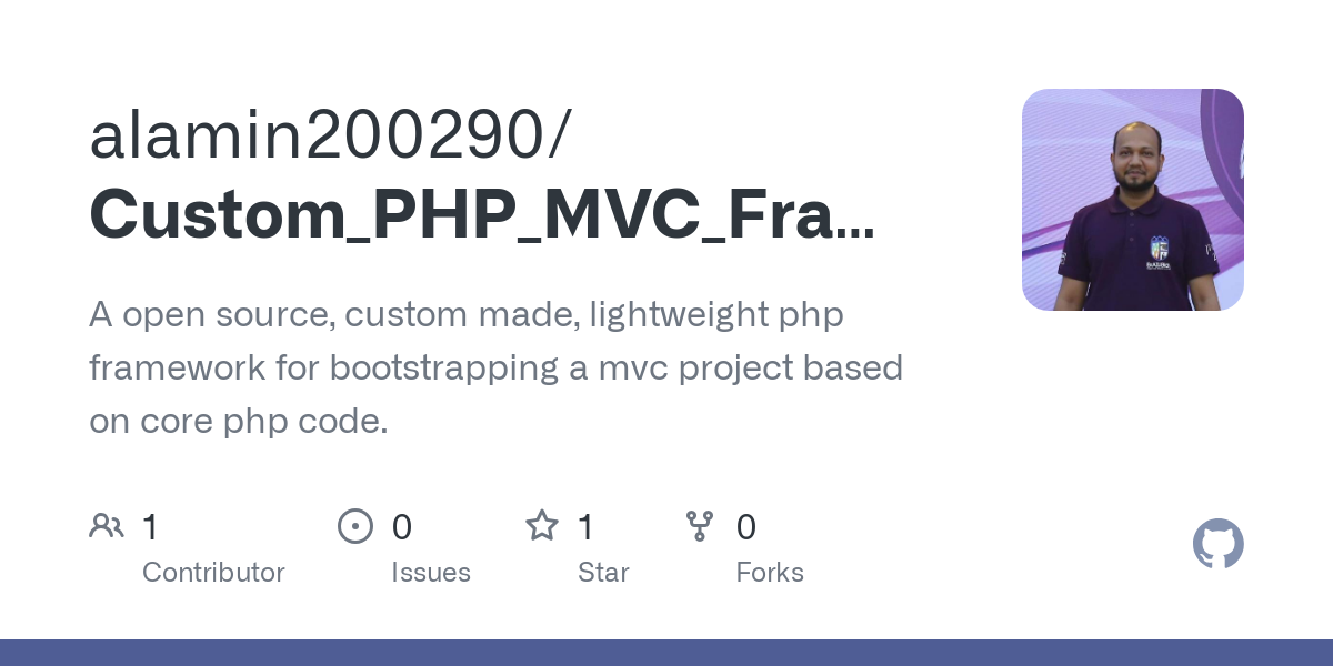 Custom_PHP_MVC_Framework_Development