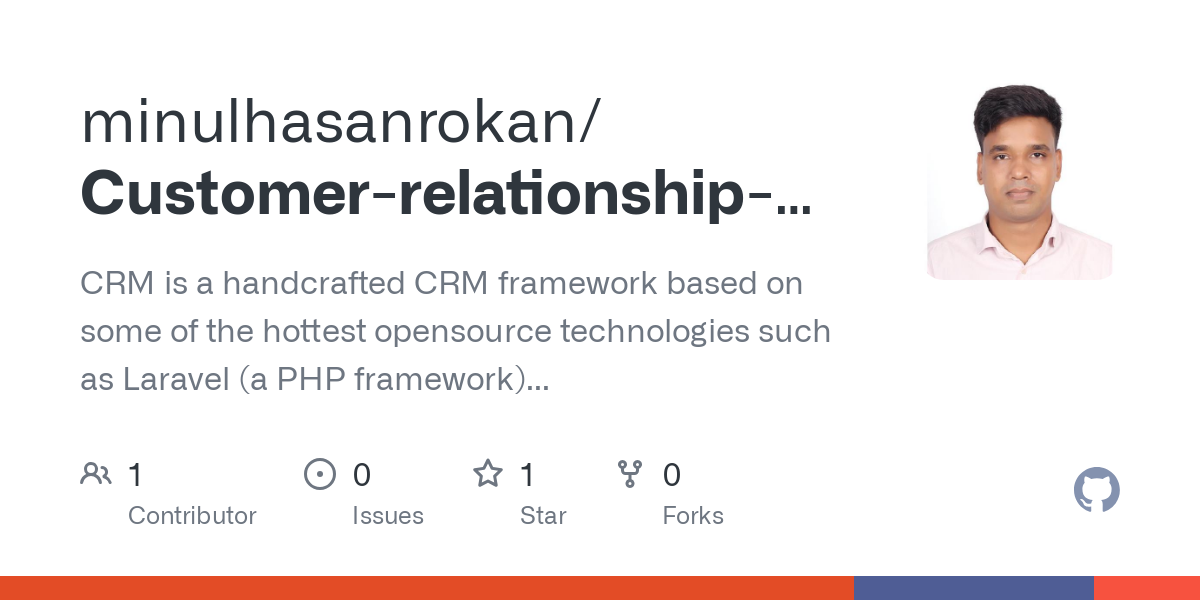 Customer relationship management in laravel