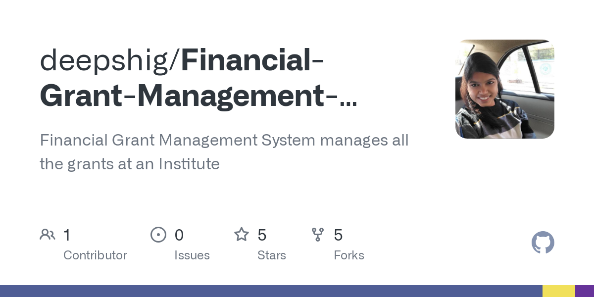 Financial Grant Management System
