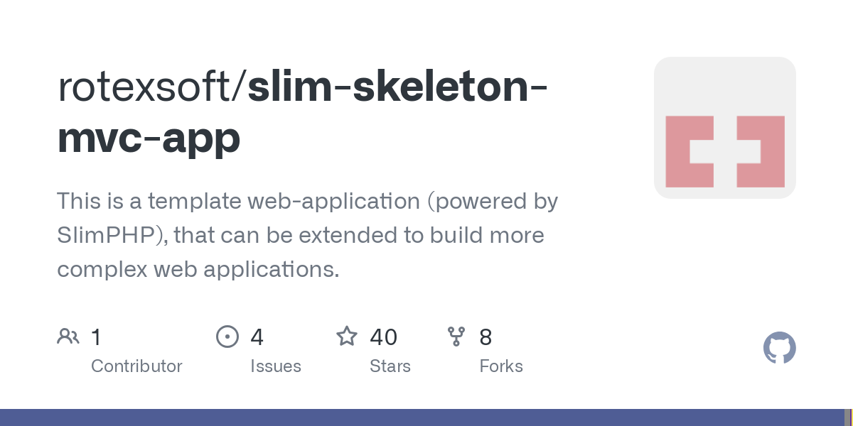 slim skeleton mvc app