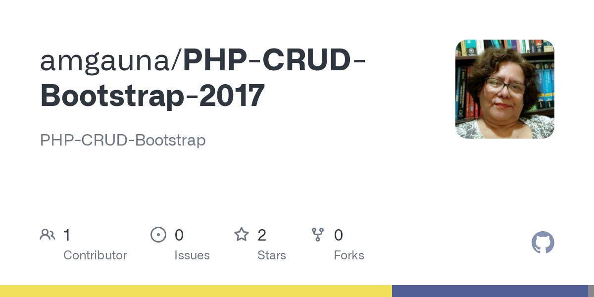 PHP CRUD Bootstrap 2017