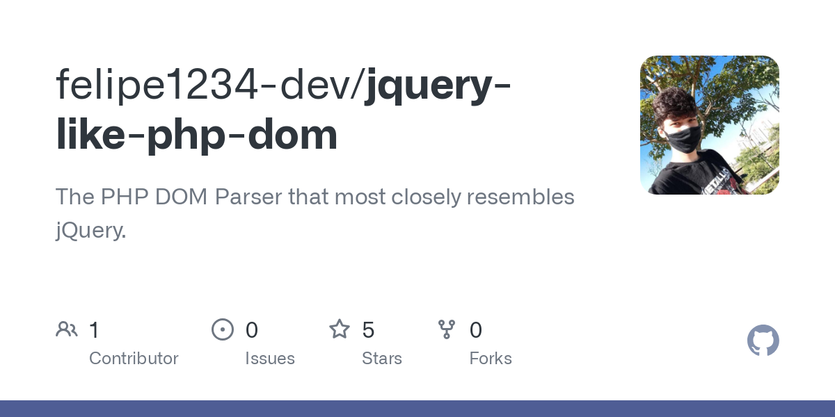 jquery like php dom