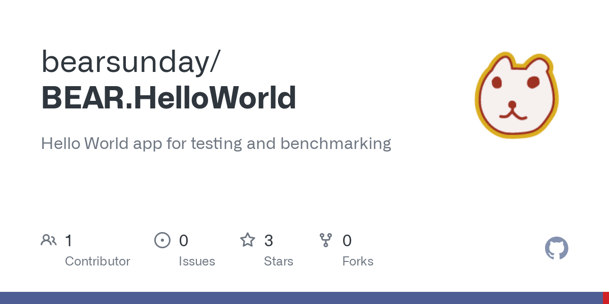 BEAR.HelloWorld