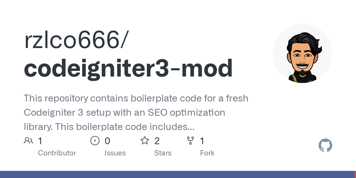 codeigniter3 mod