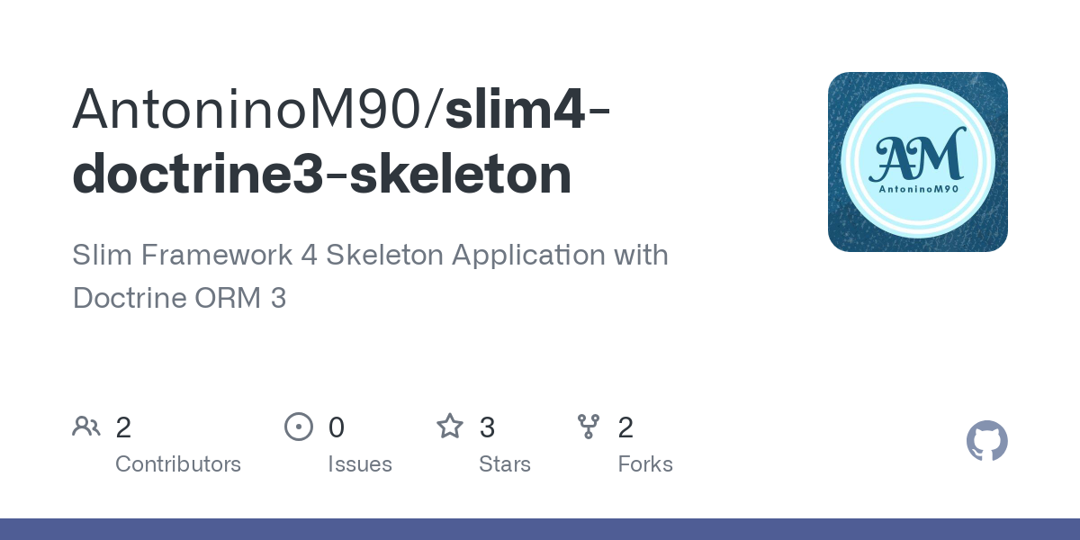 slim4 doctrine3 skeleton